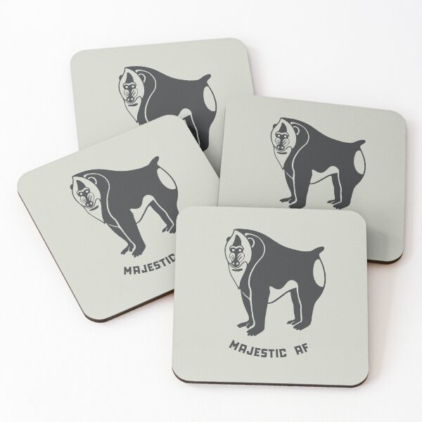 Item preview, Funny majestic dude. Stylized design a mandrill monkey.  designed and sold by martodesign.