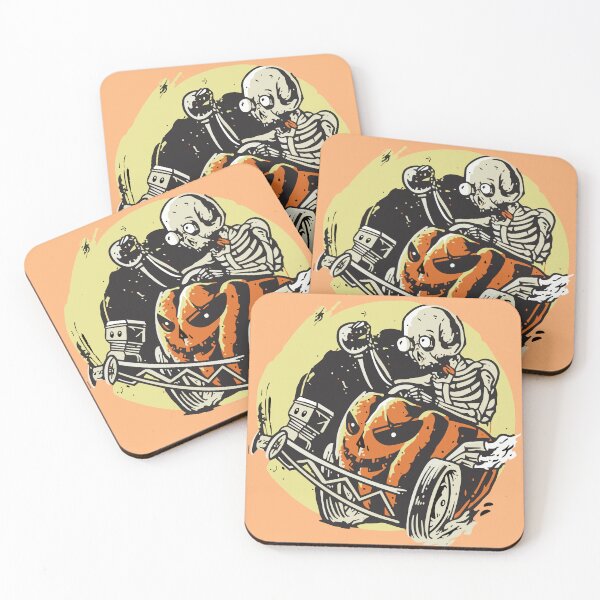 Item preview, Pumpkin Halloween Drag Racing designed and sold by The  Qash.