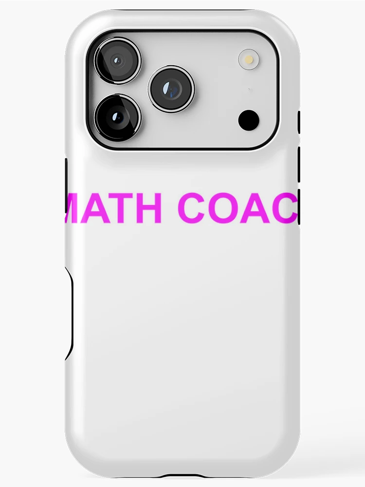 Thumbnail 1 of 4, iPhone Case, Math Coach designed and sold by MathAnimation.