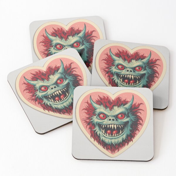 Item preview, Valentine's Day Heart Monster designed and sold by JustOkayDesigns.