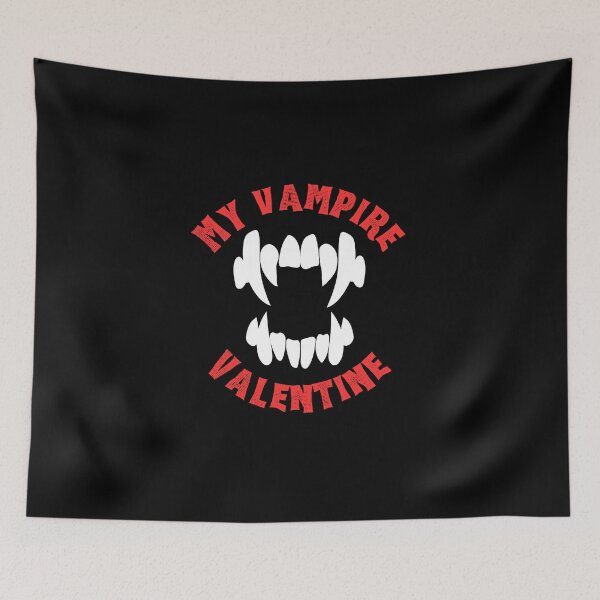 Item preview, Horror Valentines Day Vampire Valentine Design  designed and sold by RetroDesignsNW.