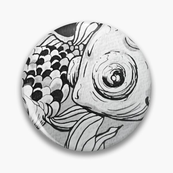 Item preview, Kingyo black & white designed and sold by Satiesatisat.