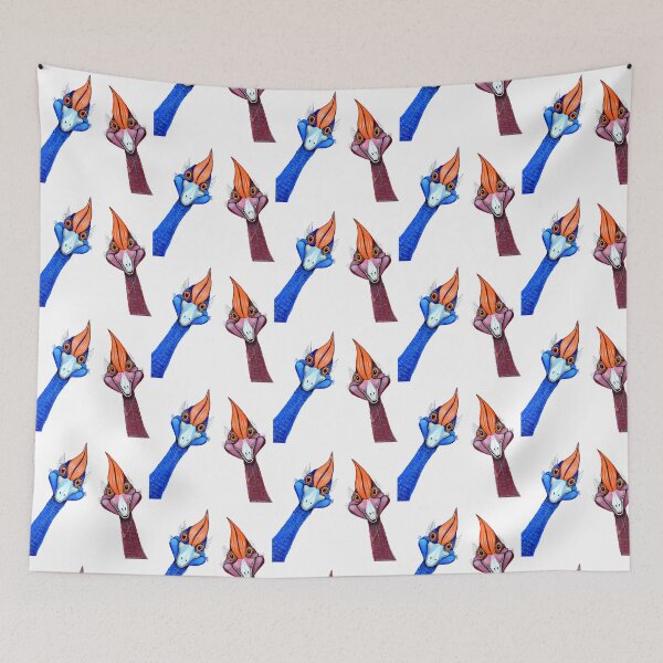 Item preview, Quirky Curious Cassowaries designed and sold by Linda Callaghan.