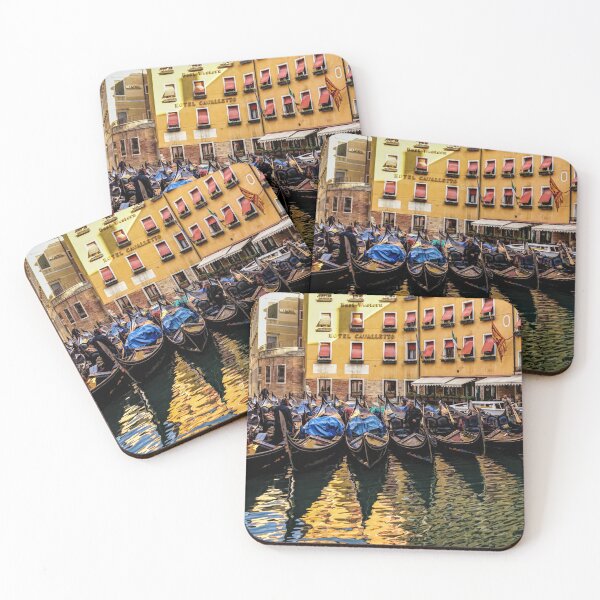Item preview, Bright Morning Gondolas - Bacino Orseolo, Venice, Italy designed and sold by Georgia Mizuleva.