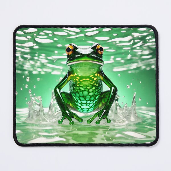 Item preview, Glassy green frog designed and sold by Cardsurveyors.