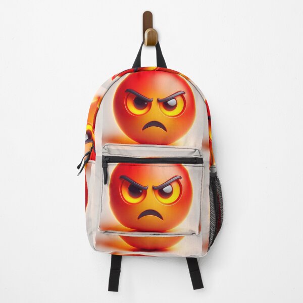 Item preview, Angry Emoji Red and Orange and Mad! designed and sold by shanblue6.