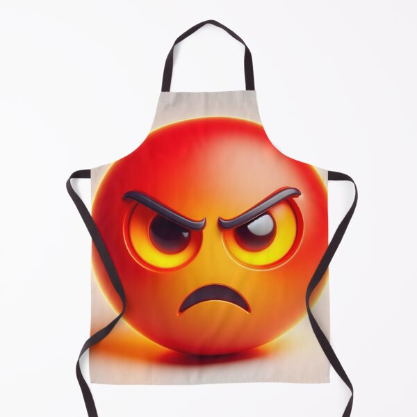 Item preview, Angry Emoji Red and Orange and Mad! designed and sold by shanblue6.