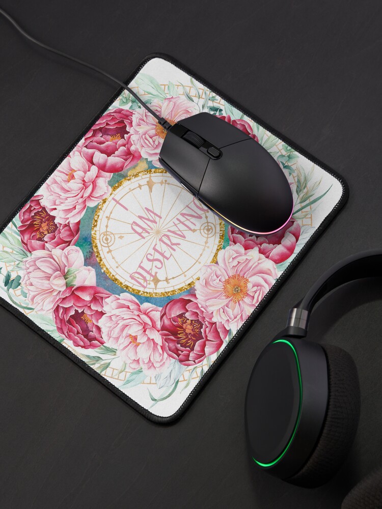 Thumbnail 4 of 5, Mouse Pad, i am deserving - affirmation daily mantra designed and sold by webgrrl.