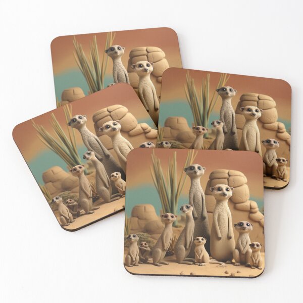 Item preview, Clay Meerkats 2 designed and sold by AstroRisq.