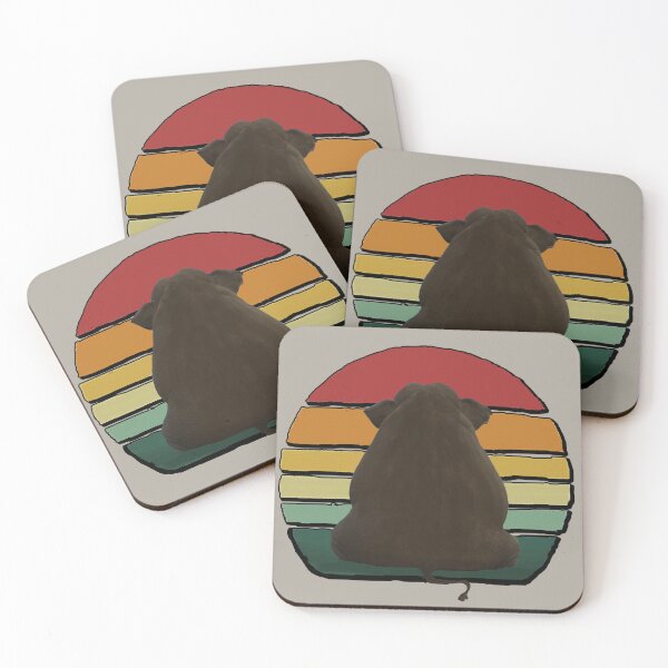 Item preview, ELEPHANT IN THE ROOM RETRO SUNSET designed and sold by THE AMERICAN TEEVANGELIST.