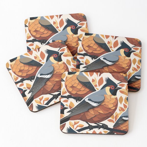 Item preview, A Cute Bohemian waxwing designed and sold by inurey.