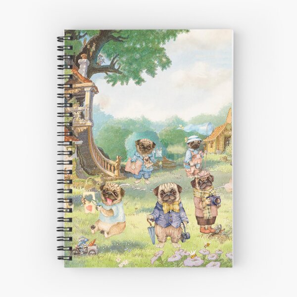 Item preview, Pugs In The Green Garden - An Old House designed and sold by Clitus.