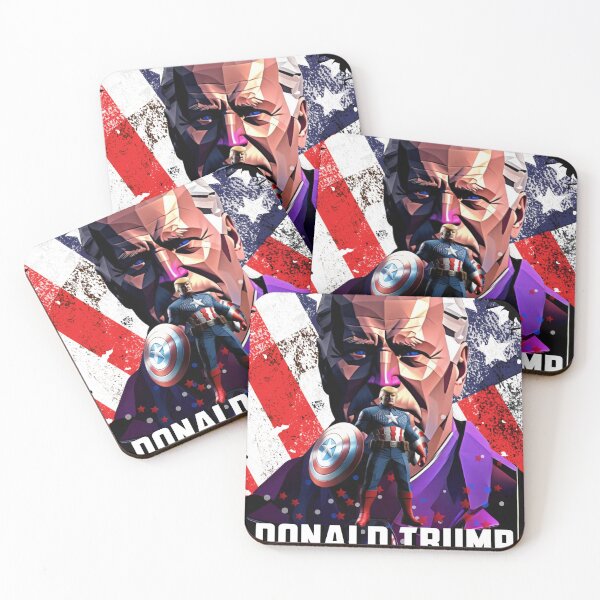 Item preview, Captain Donald Trump VS Thanos Biden #9 Trumps New America designed and sold by CaptainTrump.