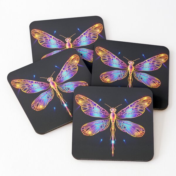 Artikelvorschau, Libelle Neon Art 4 entworfen und verkauft von AstroRisq.