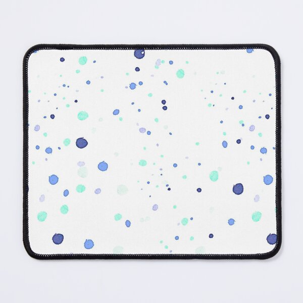 Item preview, Abstract Blue Dots on White Background Pattern for Prints  designed and sold by crazymessygirl.