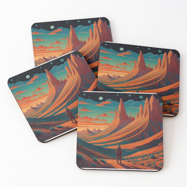 Item preview, Between Petrified Volcanos  designed and sold by Outlawturnip.