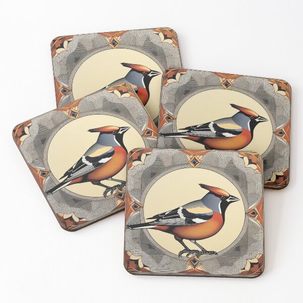 Item preview,  A Cute Bohemian waxwing designed and sold by inurey.