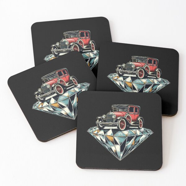 Item preview, Luxury Ride: Timeless Car Meets Sparkling Gem designed and sold by artwaves.