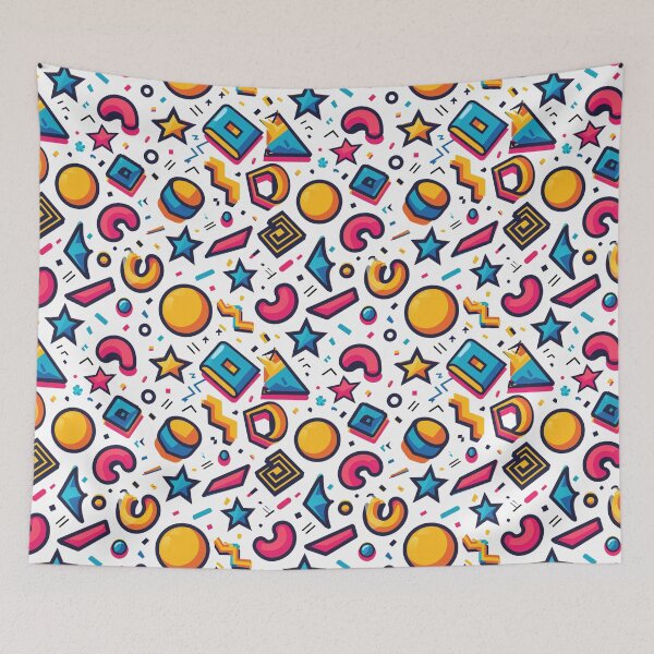 Item preview, Abstract 80s Pattern designed and sold by scootyshop.