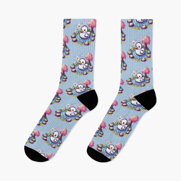 Item preview, Happy Duck in a Pond designed and sold by Pixidots.