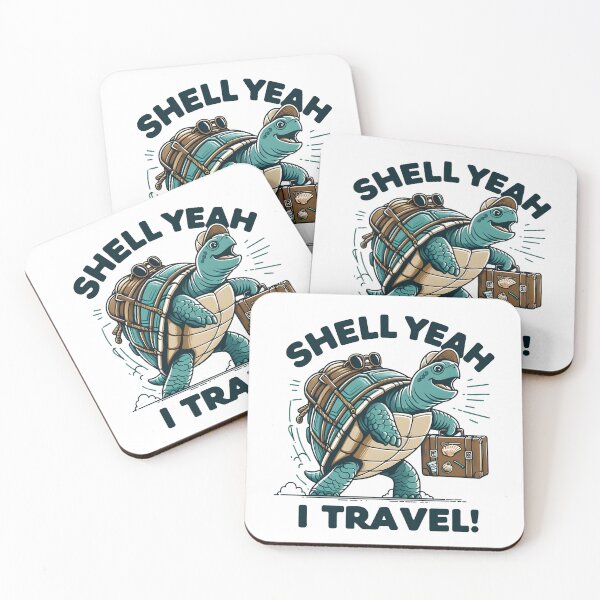 Item preview, Shell Yeah, I Travel! designed and sold by Dungeon-Depot.