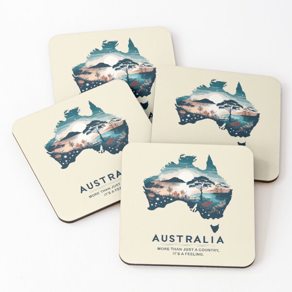 Item preview, Australia's Essence - Nature & Wonder Wall Art designed and sold by FebricFusion.