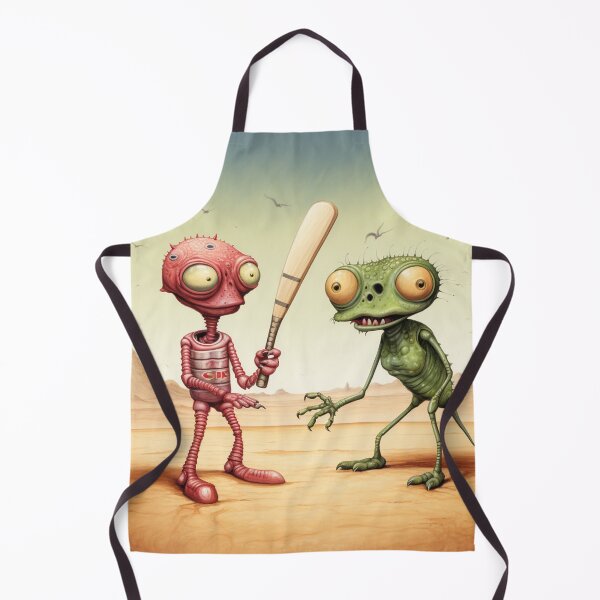 Item preview, Martians playing cricket 1 designed and sold by AstroRisq.