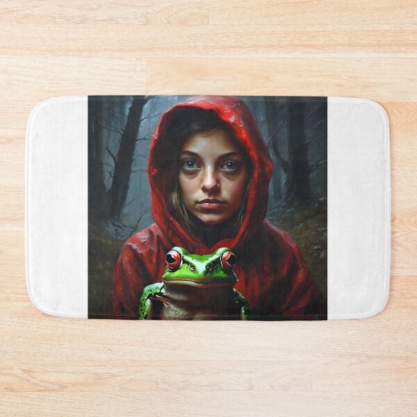 Item preview, Girl in Red Hood with Frog designed and sold by techiwebicodi.