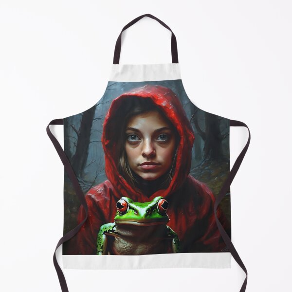 Item preview, Girl in Red Hood with Frog designed and sold by techiwebicodi.