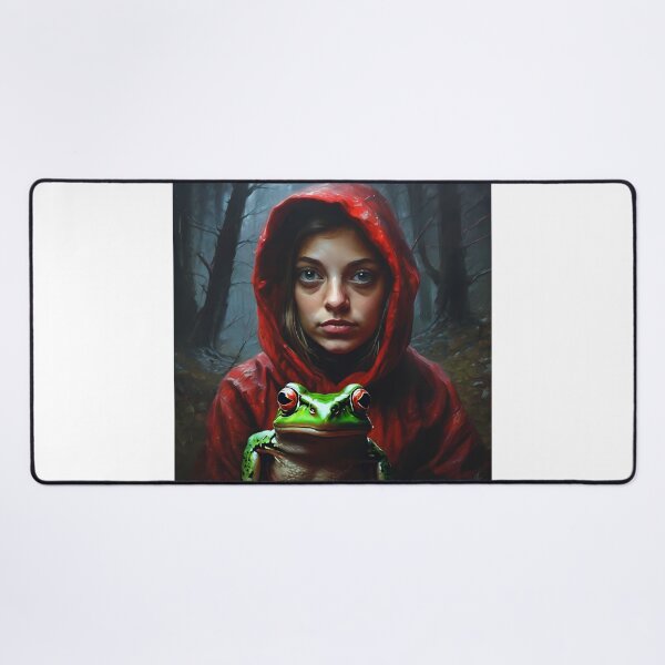 Item preview, Girl in Red Hood with Frog designed and sold by techiwebicodi.