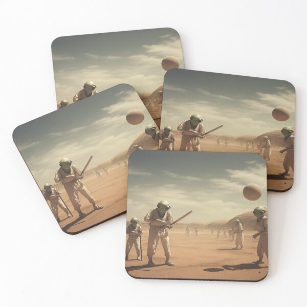 Item preview, Martians playing cricket 2 designed and sold by AstroRisq.