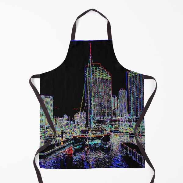 Item preview, Boats glistening at night designed and sold by R-F-B.
