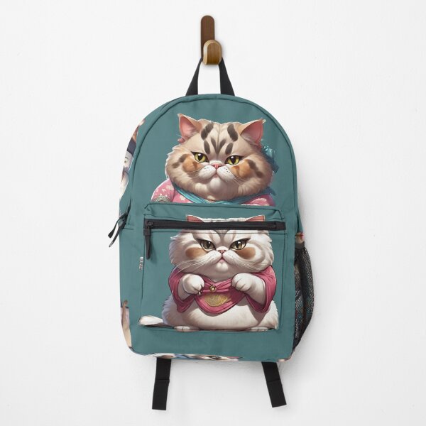 Item preview, Chubby Student Cat, Card Player, Laundromat Kitty Sticker Pack designed and sold by Keffy.
