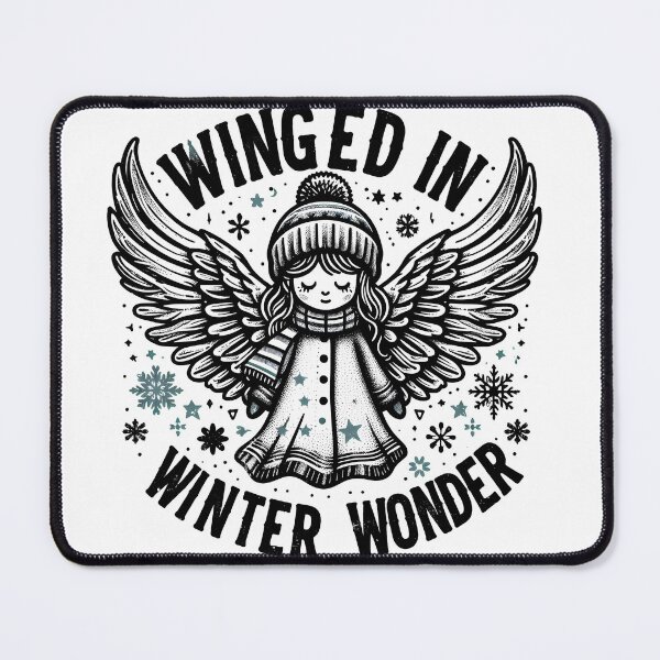 Item preview, Snow Angel: Winged in winter wonder designed and sold by Dungeon-Depot.