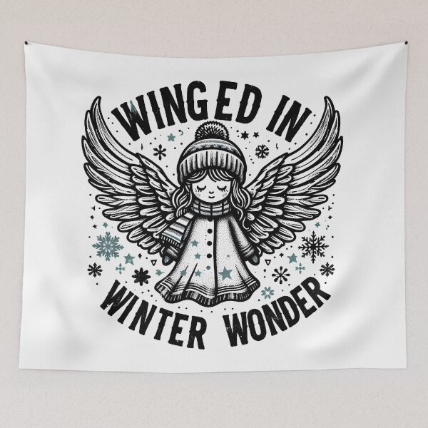 Item preview, Snow Angel: Winged in winter wonder designed and sold by Dungeon-Depot.
