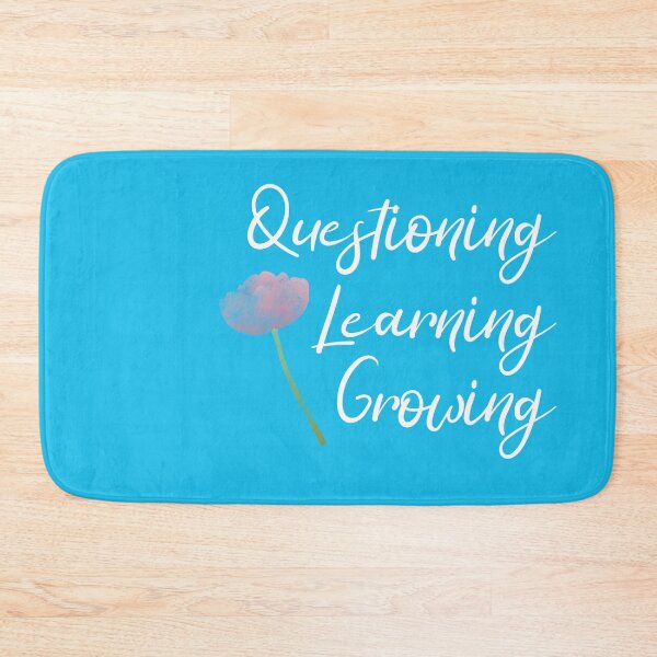Item preview, Questioning, Learning, Growing | Pink Green White | Blue designed and sold by Wintre2.