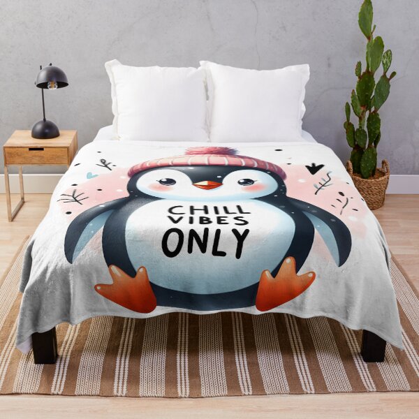 Item preview, Playful Penguin: Chill Vibes Only designed and sold by Dungeon-Depot.