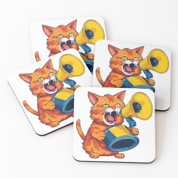 Item preview, Cat with Loudspeaker designed and sold by Tom-Johnson.