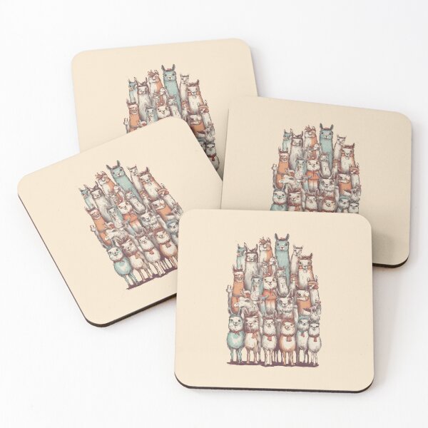 Item preview, Group Of Llamas designed and sold by Itsheartshop.