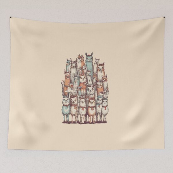 Item preview, Group Of Llamas designed and sold by Itsheartshop.