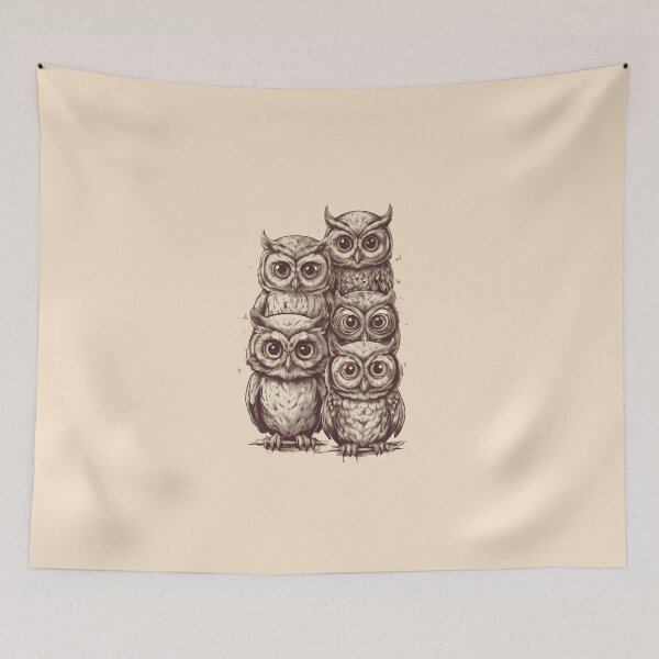 Item preview, Group Of Owls designed and sold by Itsheartshop.