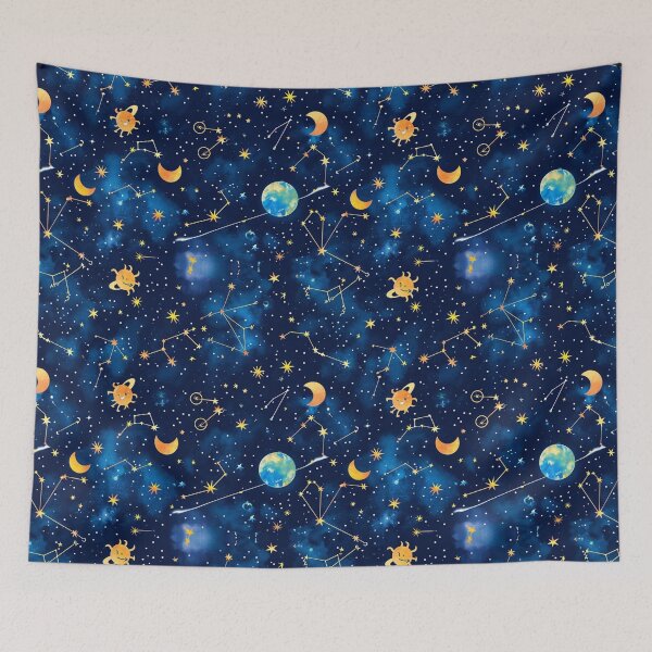 Item preview, Starry Night Sky Seamless Patterns 4 designed and sold by GoldenBubbleGum.