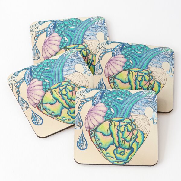 Item preview, Sacred Xam Heart of the Ocean designed and sold by Jacqueline’s Hearts.