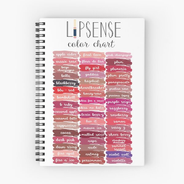 Item preview, Lipsense, Lipstick, Lipsense Chart, Lipsense Color Chart, Lipsense Colors, Lipsense Distributor designed and sold by beebeachey.