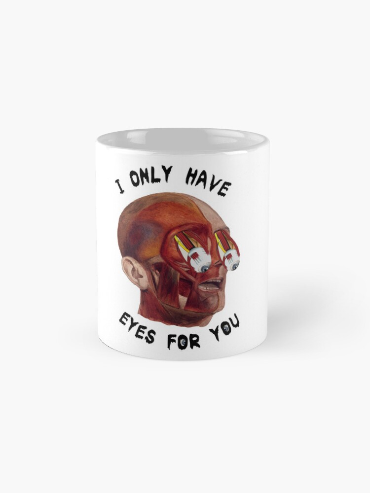 Thumbnail 4 of 6, Coffee Mug, "I Only Have Eyes For You" designed and sold by Vesperalia.