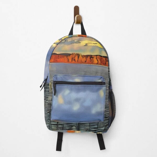Item preview, Dusk: blaze of color on the quiet lake designed and sold by Ink-Kreativ.