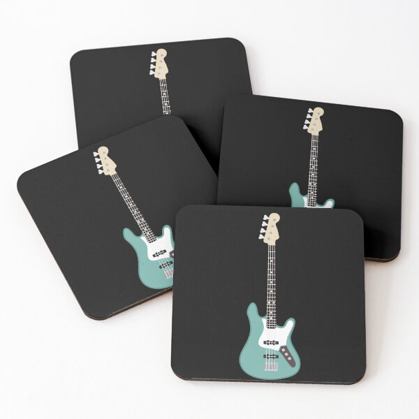 Item preview, Bass guitar - Seafoam Green designed and sold by BRU Design.