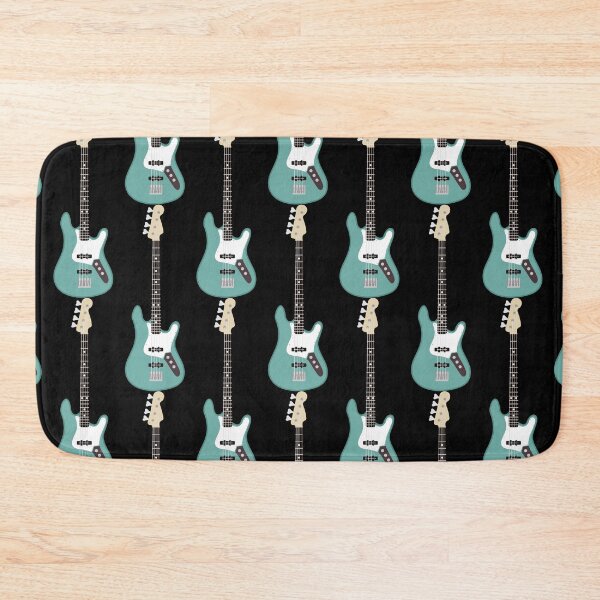 Item preview, Bass guitar - Seafoam Green designed and sold by BRU Design.