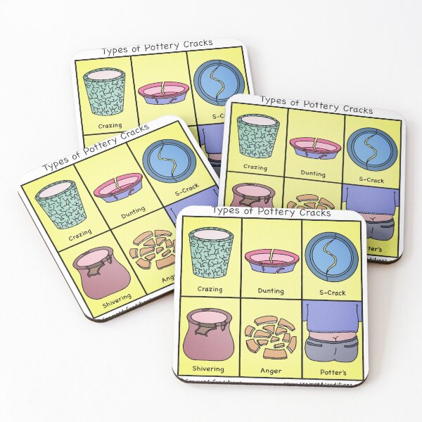 Item preview, Types of Pottery Cracks designed and sold by Cramped Conditions.