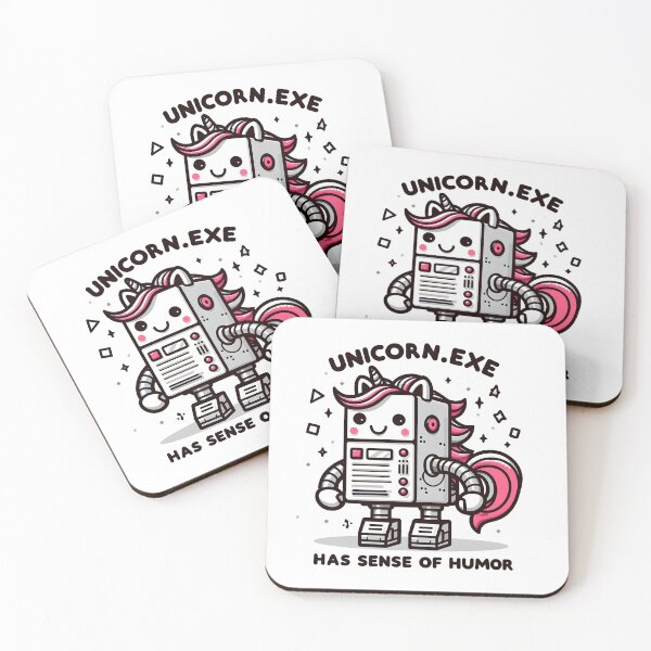 Item preview, Unicorn.exe has a sense of humor designed and sold by Dungeon-Depot.